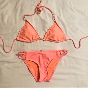 Forever21 Coral Bikini Set